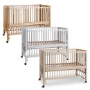 tiSsi® Beistellbett/Kinderbett HAJO Buche 120x60 cm
