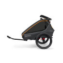 Qeridoo Fahrradanhänger Kidgoo FIDLOCK Edition Kidgoo 2 - Zweisitzer