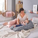 Theraline Das Original Stillkissen inkl. Bezug Sandbeige (Musselin)