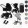 Joolz Kinderwagen Geo3 Mono 4in1 Set inkl. Fußsack-Regenschutz-Adapter