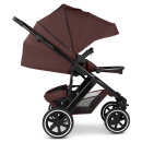 ABC Design Salsa 5 Air - 5in1 Set inkl. Wickeltasche Urban, Winterfußsack und zweite Kisseneinlage | Umbra