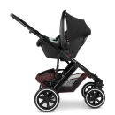 ABC Design Salsa 5 Air - 5in1 Set inkl. Wickeltasche Urban, Winterfußsack und zweite Kisseneinlage | Umbra