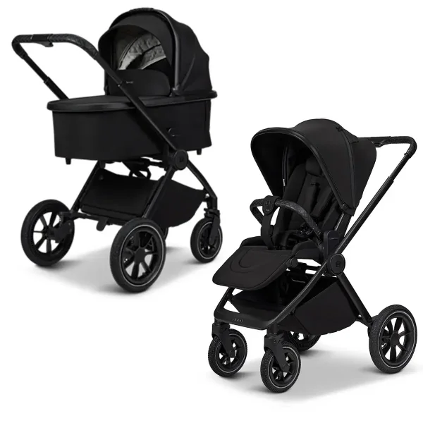 Moon Kombi Kinderwagen GIO + Kollektion 2025 Onyx/Matt