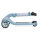 PUKY PUSH Scooter mit LED-Bereifung und Klappmechanismus arctic blue