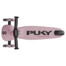 PUKY PUSH Scooter mit LED-Bereifung und Klappmechanismus raspberry