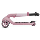 PUKY PUSH Scooter mit LED-Bereifung und Klappmechanismus raspberry