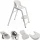 Bugaboo Hochstuhl Giraffe 4in1 Set inkl. Neugeborenenset, Babyset & Tray Weiß