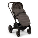 Nuna Winter-Kinderwagen-Set (Fußsack und Handschuhe) Thunder