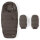 Nuna Winter-Kinderwagen-Set (Fußsack und Handschuhe) Thunder