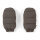Nuna Winter-Kinderwagen-Set (Fußsack und Handschuhe) Thunder