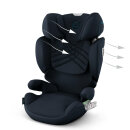 Cybex Kindersitz Solution T i-Fix Plus - Gratis Getränkehalter Nautical Blue
