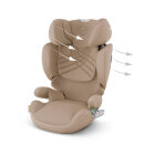 Cybex Kindersitz Solution T i-Fix Plus - Gratis Getränkehalter Cozy Beige