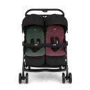 Joie Aire Twin Zwillingsbuggy inkl. Regenverdeck Shale