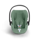 Cybex Babyschale Cloud T i-Size Plus + Regenverdeck Leaf Green