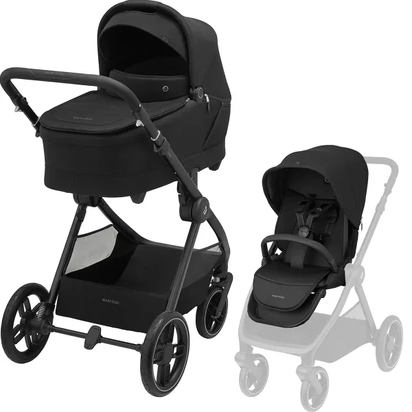 Maxi Cosi Kinderwagen Oxford + Twillic Black (Dark Frame...