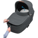 Maxi Cosi Kinderwagen Oxford + Twillic Graphite (Dark Frame + Brown Leather)