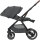 Maxi Cosi Kinderwagen Oxford + Twillic Graphite (Dark Frame + Brown Leather)