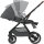 Maxi Cosi Kinderwagen Oxford + Twillic Graphite (Dark Frame + Brown Leather)
