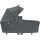 Maxi Cosi Kinderwagen Oxford + Twillic Graphite (Dark Frame + Brown Leather)