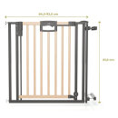 Geuther by reer 2793 Treppenschutzgitter Easylook, zum Klemmen 84,5 - 92,5 cm