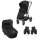 Maxi Cosi Oxford Kinderwagen Essential Black Bundle inkl. Kinderwagenaufsatz Oria und Adapter