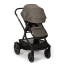 Nuna DEMI™ next Kinderwagen Granite 3in1 Set inkl. faltbare Babywanne und Babyschale Pipa Next i-Size Caviar/Handle Chocolate Kollektion 2024