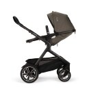 Nuna DEMI™ next Kinderwagen Granite 3in1 Set inkl. faltbare Babywanne und Babyschale Pipa Next i-Size Caviar/Handle Chocolate Kollektion 2024