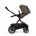 Nuna DEMI™ next Kinderwagen Granite 3in1 Set inkl. faltbare Babywanne und Babyschale Pipa Next i-Size Caviar/Handle Chocolate Kollektion 2024