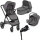 Joie Kombikinderwagen Honour inkl. Babyschale i-Snug 2 i-Size Shell Gray und Joie Select Befestigungsstation i-Base Encore Thunder