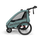 Qeridoo Fahrradanhänger Qupa1 Plus Mineral Blue