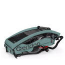 Qeridoo Fahrradanhänger Qupa 2 Plus Mineral Blue