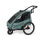 Qeridoo Fahrradanhänger Qupa 2 Plus Mineral Blue