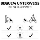 Hauck Baby Lounger Babsysitz für Fahrradanhänger 2 Grau