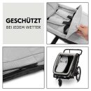 Hauck Baby Lounger Babsysitz für Fahrradanhänger 2 Grau