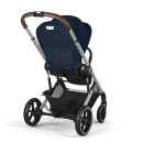 Cybex Kinderwagen-Set-Plus Balios S Lux + Cloud T i-Size Plus + Adapter Ocean Blue Cozy Beige