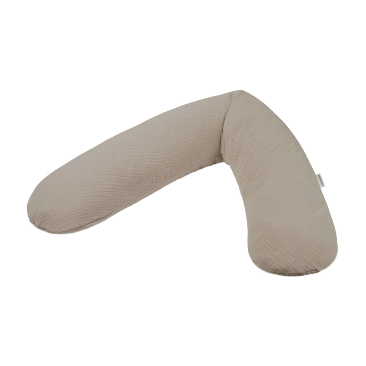 Theraline Das Original Stillkissen inkl. Bezug Taupe (Musselin)