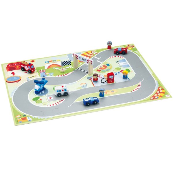 Sevi 82626 Spielpuzzle F1 mit Figuren