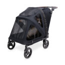 Wonderfold PFM Haustierwagen Medium Schwarz
