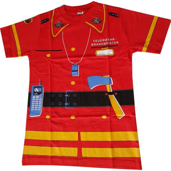 Theo Klein 8946 Gr. 128 Feuerwehr T-Shirt