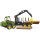 Bruder 02133 John Deere 1210E Rückezug mit 4 Baumstämmen + Holzgreifer