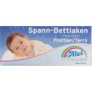 Alvi 93421 Spannbettlaken Frottee 70x140 cm Bleu für Beistellbett