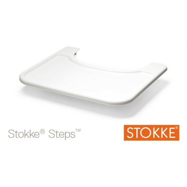 Stokke Steps Baby Set Tablett wei&szlig;