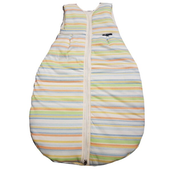 Alvi M/äxchen Light Schlafsack Bunter Streifen blau 70cm