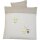 Alvi 401154166 - Bettwäsche 80x80cm Birds, beige