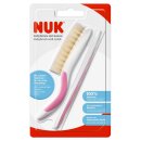 NUK 10256236 Babybürste mit Kamm rosa