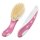 NUK 10256236 Babybürste mit Kamm rosa