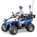 Bruder 63010 Polizei Quad mit Polizist und Ausstattung