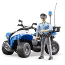 Bruder 63010 Polizei Quad mit Polizist und Ausstattung
