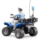 Bruder 63010 Polizei Quad mit Polizist und Ausstattung