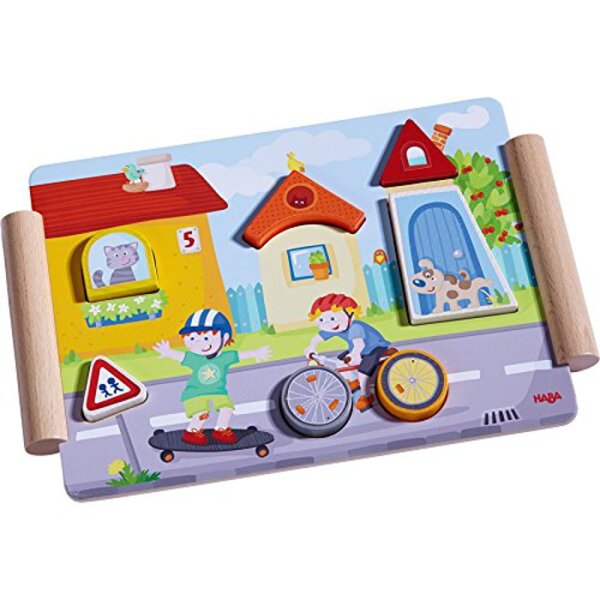 Haba 301669 Holzpuzzle Bauen & Fahren